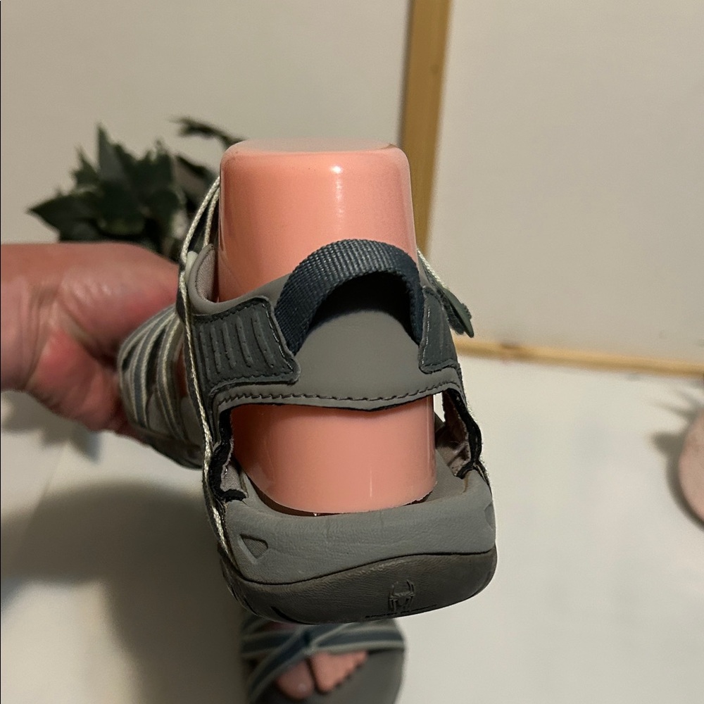 Teva Gray Strappy Sport Sandals - Picture 3 of 7
